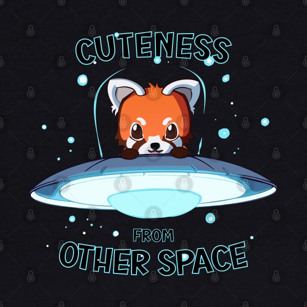 Red Panda cuteness from other space by Myanko